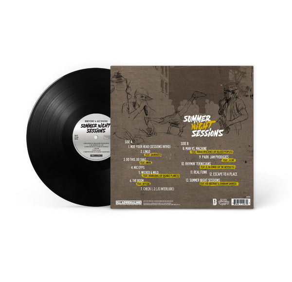 Beneficence & Jazz Spastiks - Summer Night Sessions (LP, CD)