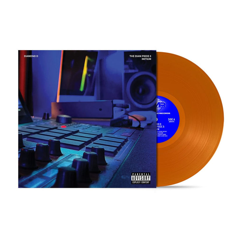 Diamond D - The Diam Piece 3: Initium (LP - Blue Vinyl - Fat Beats Exclusive) LP - Orange  Crush Vinyl Dymond Mine Records