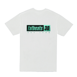 Fat Beats 30th Logo T-Shirt (Teal) Fat Beats