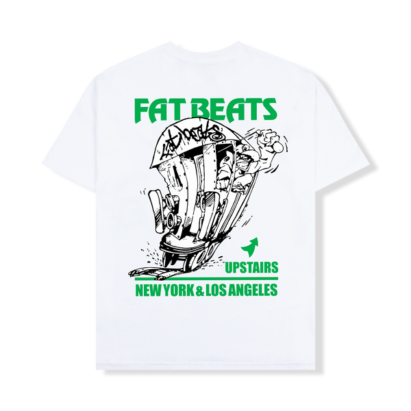 Pleasures x Fat Beats 30th Anniversary Tee Fat Beats