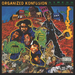 Organized Konfusion - Stress: The Extinction Agenda (30th Anniversary Deluxe Edition) (3xLP - Green and Black Splatter Vinyl Trifold - Fat Beats Exclusive) Fat Beats Records