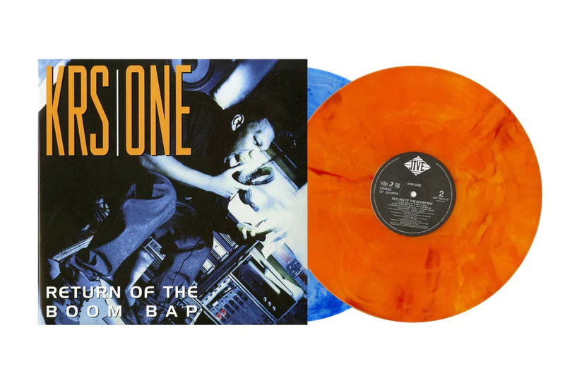 KRS-One - Return Of The Boom Bap (2xLP - Blue Swirl & Orange Swirl Vin