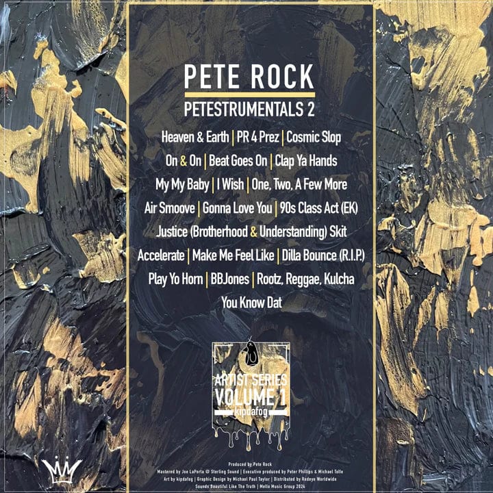 Pete Rock - PeteStrumentals 2 (LP - Metallic Gold Vinyl) Mello Music Group