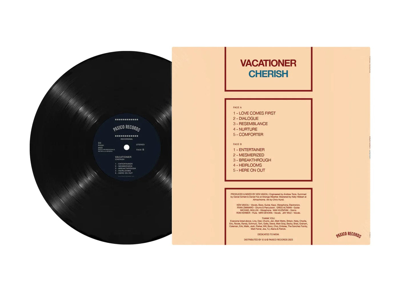 Vacationer - Cherish (LP)