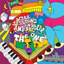 Will Sessions & Amp Fiddler featuring Dames Brown - The One (LP - Splatter Vinyl - Fat Beats Exclusive) Sessions Sounds