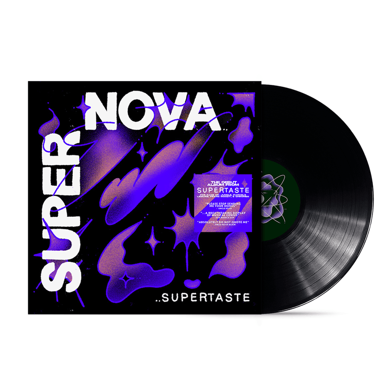 Supertaste - Supernova (LP - Translucent Purple Vinyl) LP - Black Vinyl Supertaste